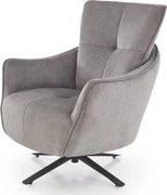 Obrotowy fotel do salonu Scampi Halmar