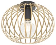 Designerska lampa sufitowa mosiądz 30 cm - JohannaDesignerski Oswietlenie wewnetrzne