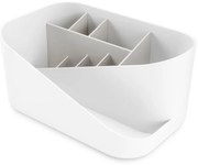Biały plastikowy organizer łazienkowy na kosmetyki Glam – Umbra