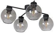Industrialna lampa sufitowa z dymionymi kloszami - A797 T4-L73