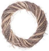 Wianek z wikliny, szaro-brązowy, średnica 50 cm