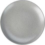 Kamionkowy talerz płytki Stone, śr. 27 cm, szary