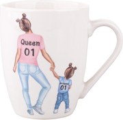 Altom Kubek porcelanowy Queen - girl, 300 ml