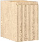 Mexen Rivel szafka łazienkowa podumywalkowa 30 cm, 1 drzwi, ryflowana, dąb - 91A21-03047-1-BF81