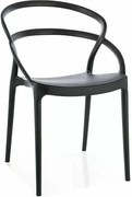 Krzesło z tworzywa GLIS czarne