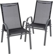 Zestaw 2 krzeseł ogrodowych, do sztaplowania