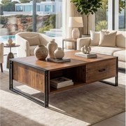 Stolik kawowy MCW-A27,  wygląd dzikiego dębu