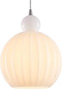 Halo Design 737321 - Żyrandol na lince BALL BALL 1xE27/40W/230V śr. 32 cm biały
