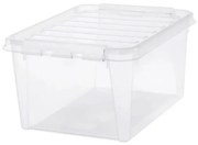 SmartStore Pojemnik z białymi klipsami Classic, 32l, 32 l