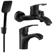 Mexen Fabia R62 zestaw wannowy, czarny - 746503R62-70