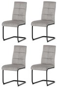 Zestaw krzeseł do jadalni Vintage DCL-D1275 SIL4,4 szt.