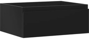 Mexen Orio szafka łazienkowa podumywalkowa 60 cm, 1 szuflada, czarna mat - 91A10-06023-1-BF71