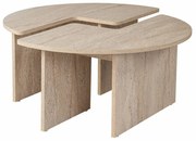 Stolik konferencyjny Moira Travertine
