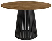 Okrągły stół VIGO blat dąb lefkas, kolor podstawy do wyboru