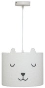 Lampa do pokoju dziecięcego sufitowa TOXEY, miś z uszkami, Ø 28 cm