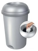 Szary plastikowy kosz na śmieci do segregacji odpadów 50 l – Addis