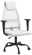 Białe krzesło biurowe z regulacją wysokości - Inavi