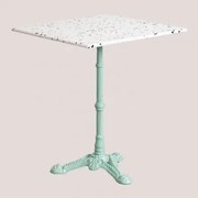 Kwadratowy Stolik Barowy 60x60 Cm Z Lastryko Volutto Verde Isla Paraíso - Sklum