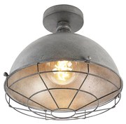 Industrialna lampa sufitowa antyczne srebro 32 cm - CoursePrzemysłowy Oswietlenie wewnetrzne