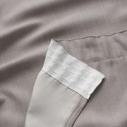 Zasłona Blackout szara 140x250 Calis zaciemniająca na taśmie