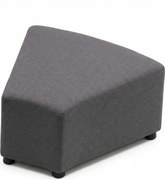 Siedzisko LEA, trójkąt, ciemnoszara