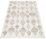 Dywan poliestrowy Berber romby 80 cm x 150 cm