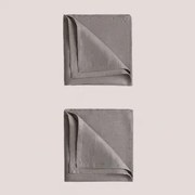Zestaw 2 Serwetek Lnianych Zendan Szary Kret - Sklum