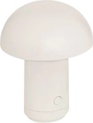 Lampa stołowa LED FUNGHI 11,2 cm, biała