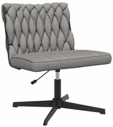 Fotel do biurka glamour jasnoszary S3-E39