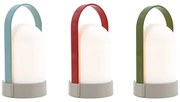 Biała lampa stołowa LED ze ściemniaczem (wysokość 15 cm) Uri – Remember