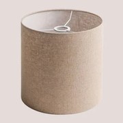 Lniany Abażur Arlina Marrón Arena Claro & Ø30 Cm - ↑30 Cm - Sklum