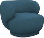 Niebieski fotel Hina – Makamii