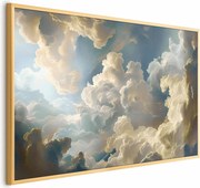 Plakat Słońce i cienie 30x21 cm z ramą złotą bez marginesu ARTGEIST B