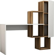 Biurko Acelya Walnut and White