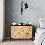 Stolik nocny dąb 78x39.7x55.2 hatto