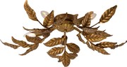 Lampa sufitowa w stylu vintage antyczne złoto 5 świateł - Linden
