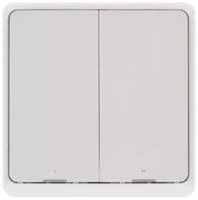 Wyłącznik 2-przyciskowy GoSmart 1xCR2430 Tuya biały