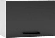 Szafka kuchenna wisząca 50 DENIS W50 OKGR czarna mat STOLKAR