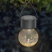 Lampa ogrodowa solarna 6 cm wisząca kula PATIO