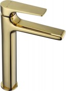 Mexen Lynx bateria umywalkowa wysoka, złota - 745910-50