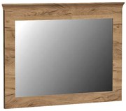 Lustro na ścianę w ramie kraft złoty N1-L36