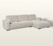 Sofa Silkeborg crème white prawa