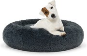 Pluszowe legowisko dla psów 60 cm ciemnoszare