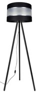 Lampa stojąca CORAL 1xE27/60W/230V wenge/czarny/chrom