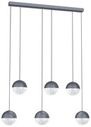 Nieregularna szara lampa ledowa E1-F65