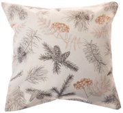 Świąteczna poszewka na poduszkę wodoodporna Gałązki, 40 x 40 cm