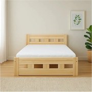 Łóżko 120x200 drewniane Bond, sosnowe