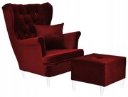 Fotel uszak z podnóżkiem Gaja Family Meble