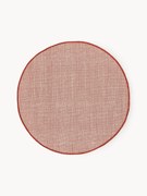 Okrągły ręcznie tkany dywan z wełny Amaro