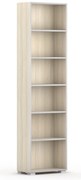 Biblioteka SILVER LINE, 1 kolumna, 2230 x 600 x 400 mm, dąb naturalny
